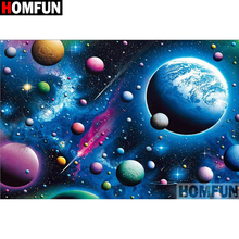 HOMFUN Full Square/Round Drill 5D DIY Diamond Painting "Planet landscape" 3D Embroidery Cross Stitch 5D Home  A01100 2024 - buy cheap