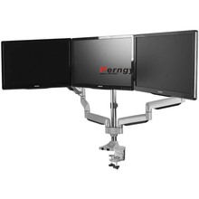 Soporte de escritorio para Monitor dual LCD, base de abrazadera de 13-32 pulgadas, Gas y con resorte de movimiento completo, carga de 1-7 kg 2024 - compra barato