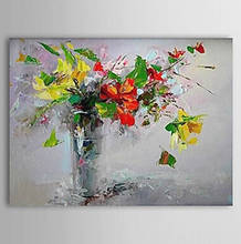 Hand Painted Canvas Painting Knife Flower Oil Painting on Canvas Wall Art-Modern Canvas Art Wall Decor 2024 - buy cheap