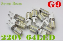 3W  led lamp g9 220V smd3014  64led   Highlight corn bulb Crystal Chandelier COB Spot light 2024 - buy cheap