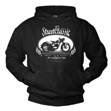 Oldtimer Men's Hoodie DKW RT 250 Motorcycle Black Sweatshirt 2024 - buy cheap