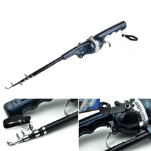 130 cm Portable Folding Fishing Rod Sea Winter Winter Fishing Rod Fishing Rod Mini Mini Telescopic Rod Tackle 2024 - buy cheap