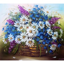 Cross Stitch Kit DIY Diamond Embroidery Small daisy Full Square/round Diamond Painting Mosaic Home Decor 2024 - buy cheap