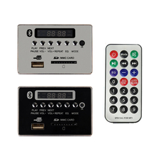 Placa decodificadora MP3 inalámbrica para coche, módulo de Audio WMA, USB, SD, tarjeta TF, Radio FM, 5-12V, LED, Bluetooth 2024 - compra barato