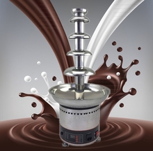 5 tiers High electric chocolate fountain machine hot chocolate melt fountain fondue machine 110v 220v 2024 - buy cheap