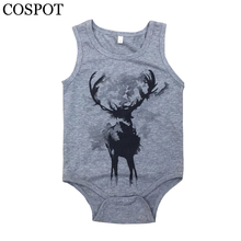 Newborn Christmas Romper Baby Boys Summer Reindeer Jumpsuit Infant Cotton Rompers Boys X'mas Jumper 2021 New Arrival 40 2024 - buy cheap