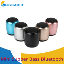 Metal Mini Pocket Wireless Bluetooth Speaker Portable Stereo Wireless Speakers Mp3 Player Music Speaker Hands-free Call with MIC 2024 - buy cheap