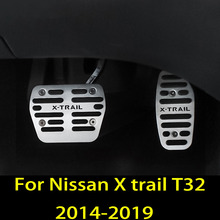 For Nissan X trail T32 X-trail 2014-2019 Aluminum alloy brake pedal throttle pedal rest pedal slip automotive supplies 2024 - buy cheap