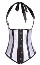 Plus Size Waist Trainer Corset Slimming Stripe Sexy Underbust Women Body Shaper Underwear Waist Trainer Cinchers Corsets Top 2024 - buy cheap