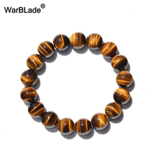 Pulseira aaaaaa com pedra amarela olho de tigre, 6mm a 18mm, charme olho de tigre, pulseiras para homens e mulheres 2024 - compre barato