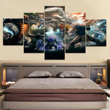 5 peças impressão em tela poster decoração da parede impressão da foto moderno jogo dota personagem pintura a óleo quadro de imagem arte 2024 - compre barato