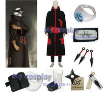 Naruto Akatsuki Kakuzu Cosplay Costume With all accessories Free Shipping 2024 - buy cheap