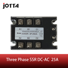 25A DC control AC three phase Solid state relay SSR 2024 - buy cheap