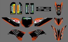 Новый стиль команда наклейки стикер S графика для KTM SX50 SX 50 KTM50 2009-2015 мотоцикл Grphic Наклейка Стикер 2024 - купить недорого