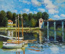 famous Oil painting reproduction  La Villa Di Statisti by Claude Monet landscape art  High quality Hand painted 2024 - buy cheap