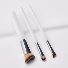 New Women's Fashion Brushes 3Pcs/set Wooden Foundation Cosmetic Eyebrow Eyeshadow Brush Makeup Brush Sets Tools Pincel Maquiagem 2024 - buy cheap
