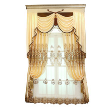 Translucidus Embroidered Curtains For living Room Bedroom Kitchen Window Curtains Jacquard Tulle Valance Drapes Home Decor 2024 - buy cheap
