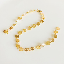 wholesale 1 meter/lot 14k gold plated fancy chain golden platinum accessories jewelry making craft findings DIY for women 2024 - buy cheap