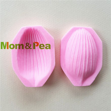 Mom&Pea 1143 Free Shipping Petal Shaped Press Silicone Mold Cake Decoration Fondant Cake 3D Mold Food Grade Pink 2024 - buy cheap