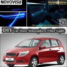 NOVOVISU For ZAZ Vida interior Ambient Light Atmosphere Fiber Optic Band Lights Inside Door Panel illumination Not EL light 2024 - buy cheap