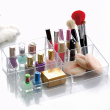 Clear Acrylic Makeup Organizer Cosmetic Holder Makeup Tools Storage Box Organizadora Brush and Accessory Organizer Box 2024 - buy cheap