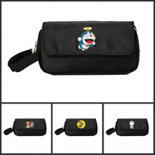 Doraemon Pencill Case Women Cosmetic Cases Makeup Bag Child Girls Double Zipper pecill Bag Handbag Purse 2024 - buy cheap