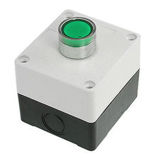 DC 24V Green Indicator Light Flat Momentary Pushbutton Push Button Switch 2024 - buy cheap