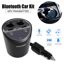 12-24V Car Cigarette Lighter Socket Splitter Auto Dual USB Car Charger Adapter 3.1A Hands-Free For Phone MP3 Mp4 Camera (Black) 2024 - buy cheap