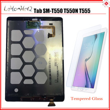 9.7 "new LCD Para Samsung Galaxy Tab SM-T550 T550N T555 screen display LCD de toque digitador assembléia Frete grátis 2024 - compre barato