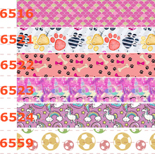 10yards -different sizes - paws and bone cute ribbon printed Grosgrain ribbon 2024 - buy cheap