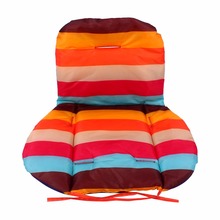 Alfombrilla rayada para cochecito de bebé, cojín suave y grueso de Color arcoíris, 1 unidad 2024 - compra barato
