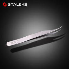 STALEKS PRO 40-11 High Precision Tweezers Anti Static Eyelashes Grafting Flowering Essential Stainless Steel Tweezers 2024 - buy cheap