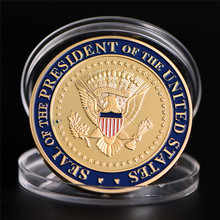 New Commemorative Coin US 45th President DOnald Trump Collection Arts Gifts Souvenir Drop Shipping Support 2024 - buy cheap