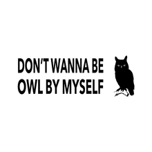 Owl Own Stickers Bumper Interesting Car Window Paint Vinyl Sticker Accessories Products Decorative Animals 2024 - buy cheap