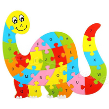 Kids Baby Wooden Animal Puzzle Numbers Alphabet Jigsaw Learning Educational Toy 2024 - buy cheap