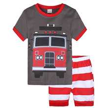 Novas crianças conjunto de roupas pijamas conjuntos crianças meninos camiseta calças kit terno bebê meninos roupas conjunto pijamas para ternos do menino 2024 - compre barato
