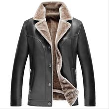 Men's Winter Wool Liner Warm Jackets Outwear Thicker Leather Down Warm Jackets Men Large Size Casual Winter Warm Jackets 2024 - buy cheap