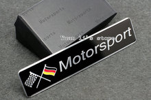 Emblema de placa de coche lateral de Metal, bandera a cuadros, emblema deportivo para motocicleta, estilismo de coche, 1 Uds. 2024 - compra barato