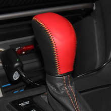Top Genuine leather gear stick shift knob cover For Hyundai sonata 9 AT Case ppc cpr pen case on the shift lever pen cpt 2024 - buy cheap