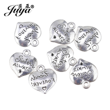 10pcs 16.1*14.6mm Simple Heart Charms Ancient Metal Pendant for Necklace Bracelet Jewelry DIY Making Findings AO0839 2024 - buy cheap