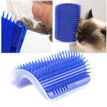 Cat Self Grooming Comb Brush Pet Cat Corner Self Massage Tool Cat Dog Hair Removal Brush With Catnip 2024 - buy cheap