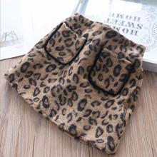 New 2018 Leopard Fleece Skirts For Girls Baby, Baby Kids Winter Cute Skirts Wholesale 5 pcs/lot, Free Shipping High Quality 2024 - buy cheap