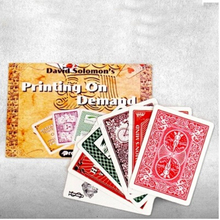 Printing on demand magic cards magic tricks magic props 2024 - buy cheap