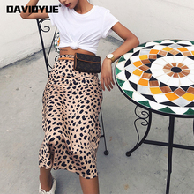 Leopard print skirt women A-Line high waist skirt wild midi skirts womens things sexy long skirts Summer 2022 2024 - buy cheap