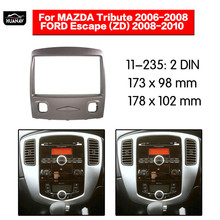 HUANAV Radio de coche estéreo instalación adaptador fascia para 2006-2008 Mazda Tribute 2DIN Radio marco Auto fascia 2024 - compra barato