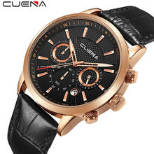 Brand Fashion Men Quartz Watches Leather Analog Man Watch Waterproof Luxury Business Wristwatches Clock 6805 Sport Military 2024 - buy cheap