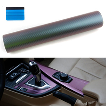 30cm x 152cm diy carro adesivo camaleão filme de fibra carbono carro tablet adesivos e decalques acessórios do carro estilo 2024 - compre barato