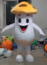 Cogumelo mascote agaricus bisporus mascote traje festa de aniversário vestido extravagante adultos tamanho 2024 - compre barato