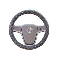DIY PU Leather Universal Car Steering-wheel Cover 38CM Car-styling Sport Auto Steering Wheel Covers 2024 - buy cheap