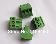 10pcs Push-pull Wire Connectors Pitch 5.08mm 3P Screw bend pin Terminal blocks Female,Free shipping 2024 - buy cheap